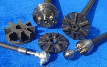 Si3N4 シリコンナトリド 溶けたアルミニウム脱ガス管とローターのための陶器材料 溶けたアルミニウムから水素を取り除く